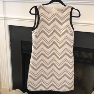 1. State dress-Cream & black design Size Small